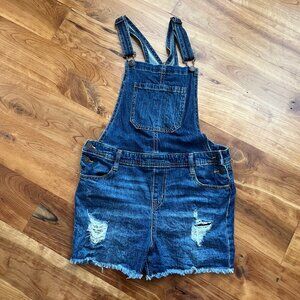 Girls Cat & Jack bib overall shorts